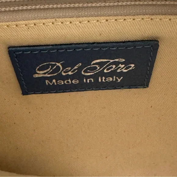 Del Toro x Metalwood Leather Shoe Bag
